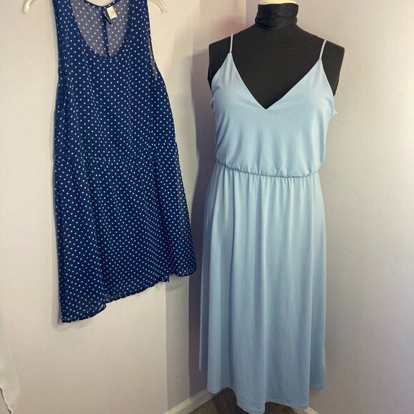 H&M and Divided Dresses, EUC, Set of 2 ,Size L - Picture 1 of 16